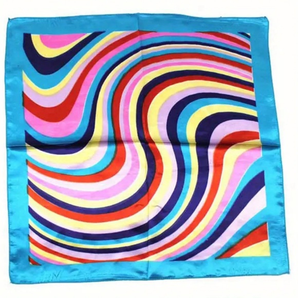 Splash of Colors Elegant Printed Scarf - Picture 2 of 5